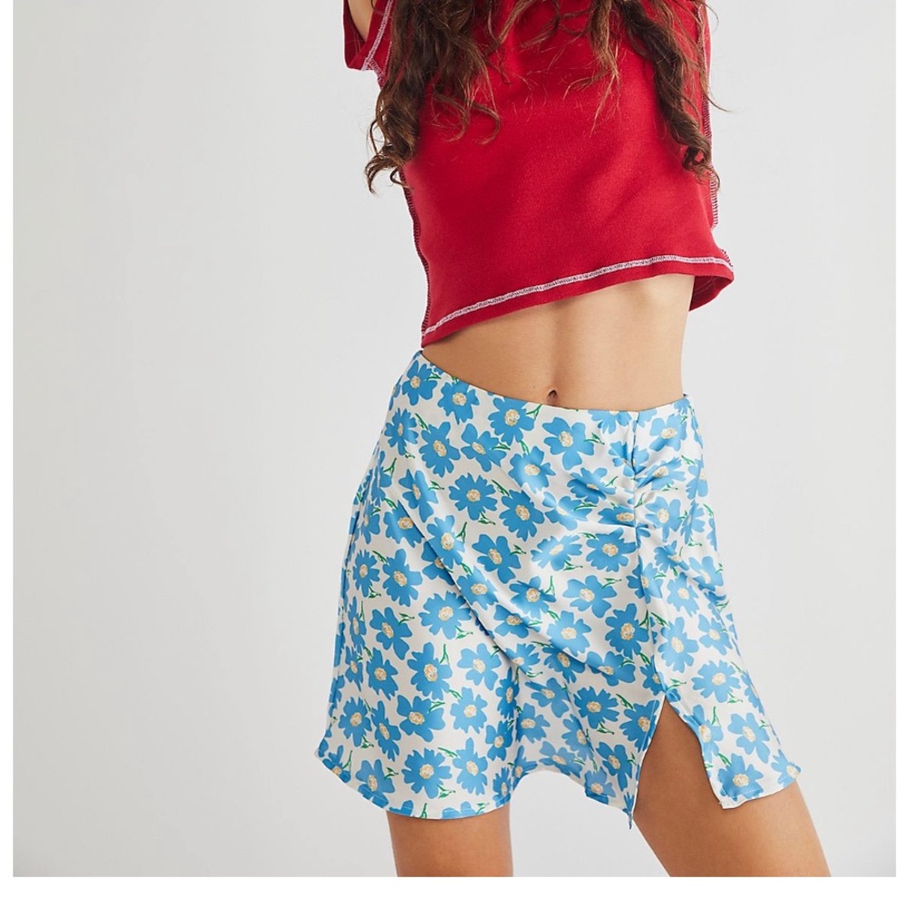 Free People floral skirt